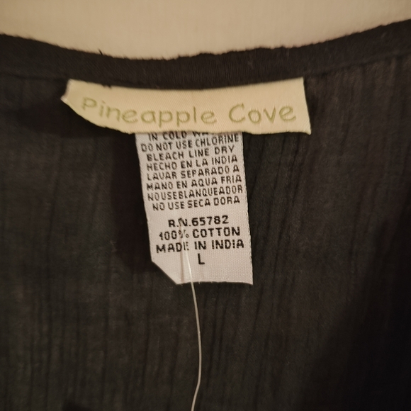 Black Embellished Short Sleeve Tunic - Picture 4 of 8